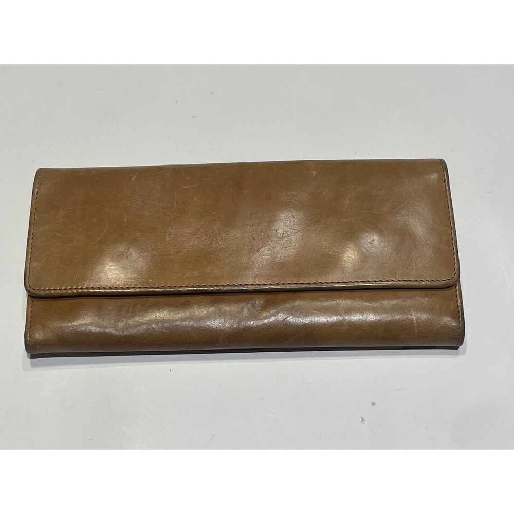 Hobo International Sadie Trifold Wallet With Cedar  Brown Leather‎ - Picture 2 of 8